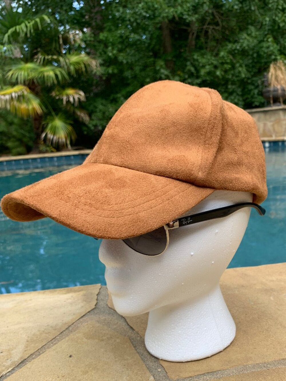 Free People Williamsburg Adjustable Faux Suede Baseball Cap